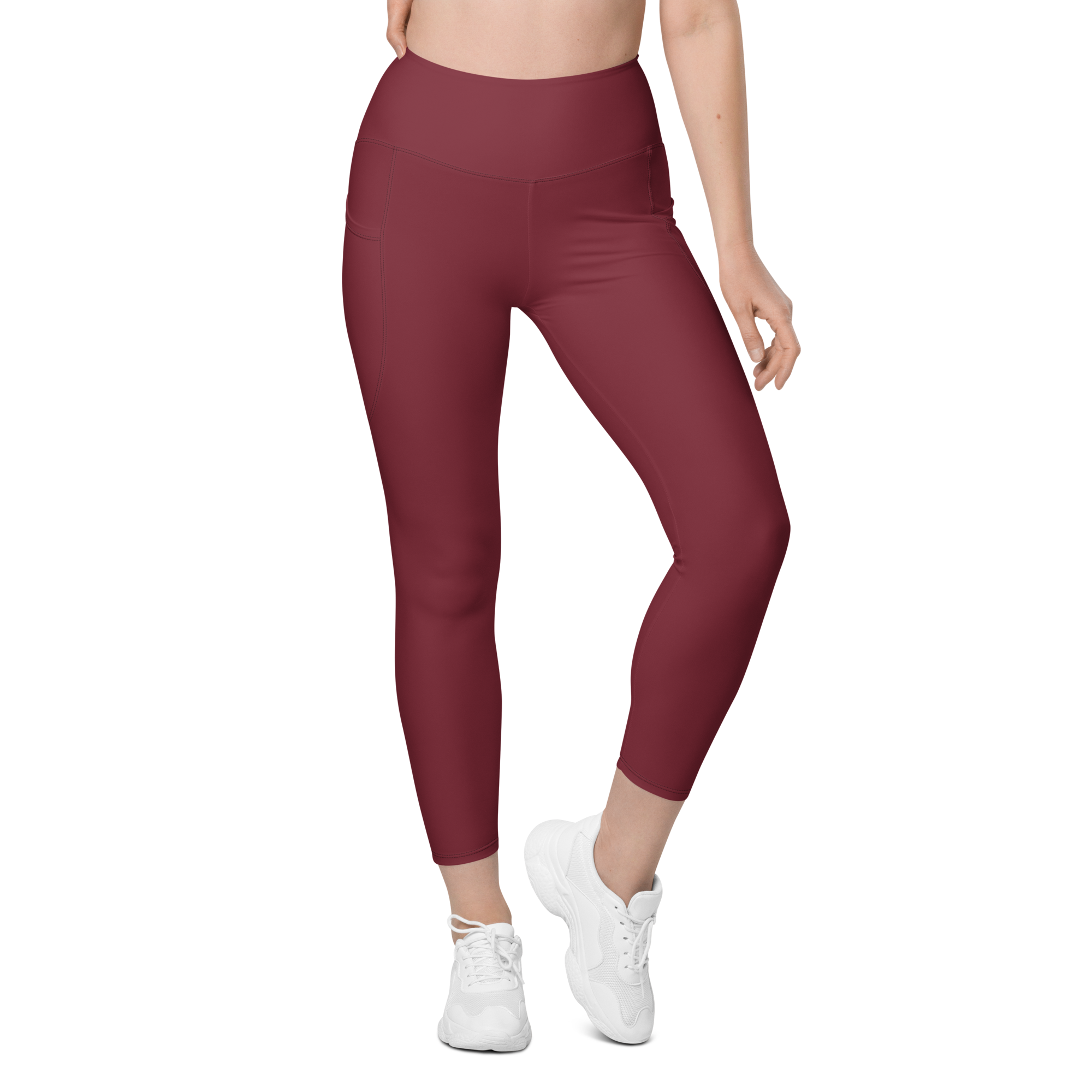 Nova Workout seamless leggings-Burgundy – POSH NOVA